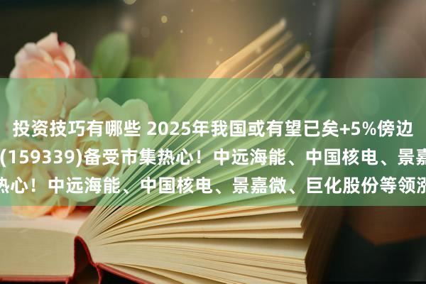 投资技巧有哪些 2025年我国或有望已矣+5%傍边GDP增速，A500ETF(159339)备受市集热心！中远海能、中国核电、景嘉微、巨化股份等领涨