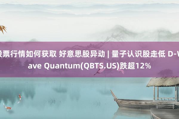 股票行情如何获取 好意思股异动 | 量子认识股走低 D-Wave Quantum(QBTS.US)跌超12%